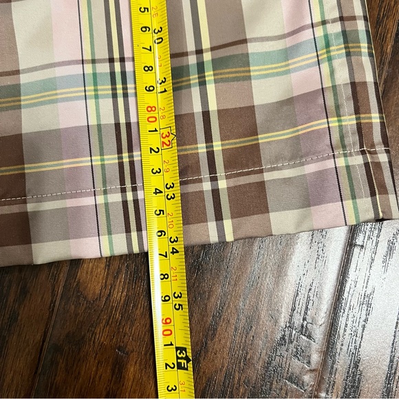 NWOT Vintage Gap Classic Plaid Trench Rain and Wind Coat Size Small - Picture 9 of 16